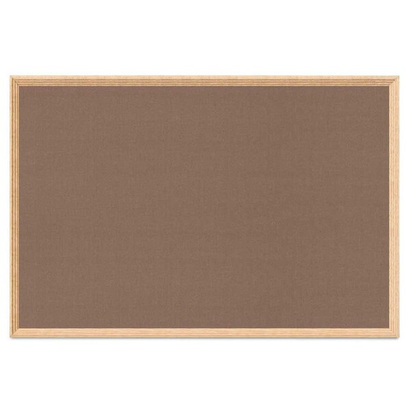 United Visual Products Decor Wood Combo Board, 48"x36", Cherry/Black Porcelain & Pearl UV703DEFAB-CHERRY-BLKPORC-PEARL - main